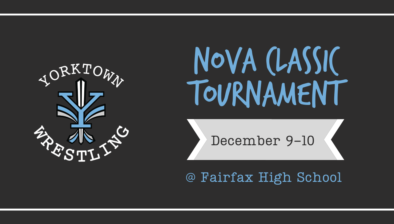 NOVA Classic Tournament Yorktown Wrestling Team